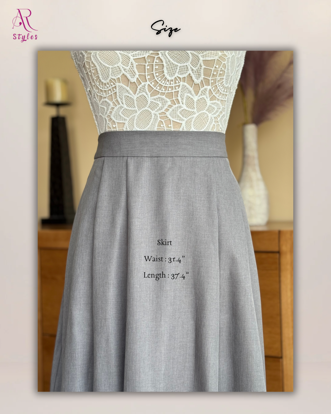 Powder Twill Skirt