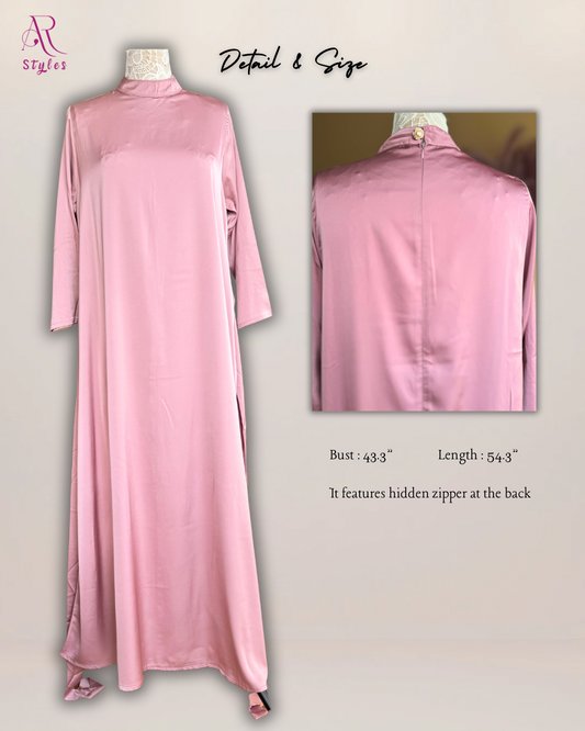 Organdy Blush Pink Kaftan
