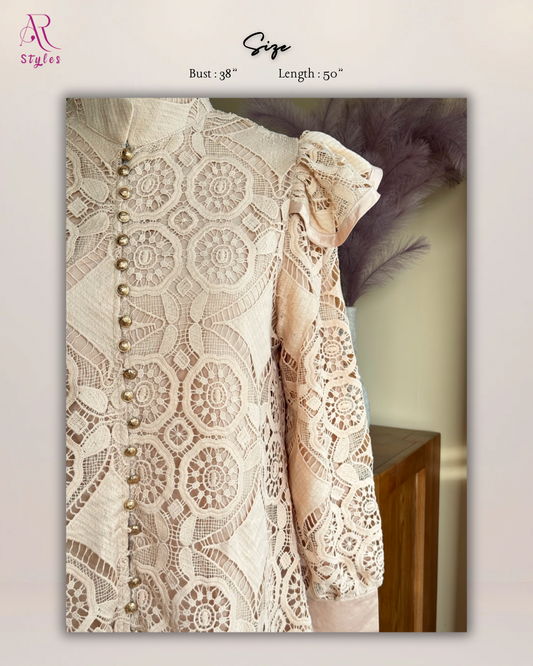 Embroidery Midi Dress