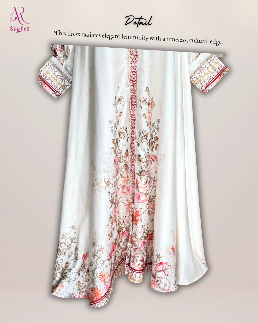 Signature Belted Long Dress