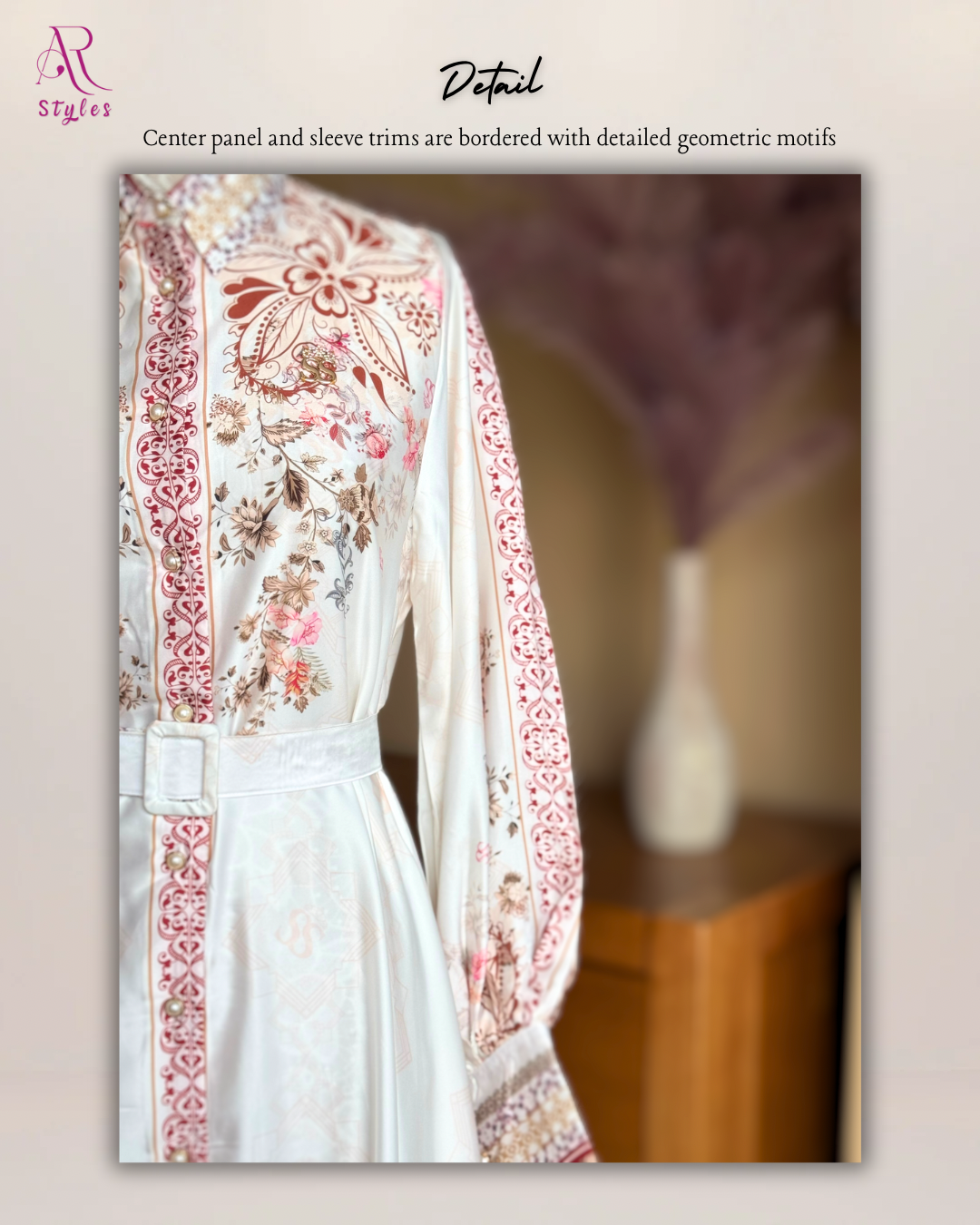 Signature Belted Long Dress