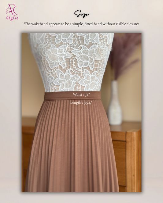 Raya Sunray A-Line Pleats Skirt