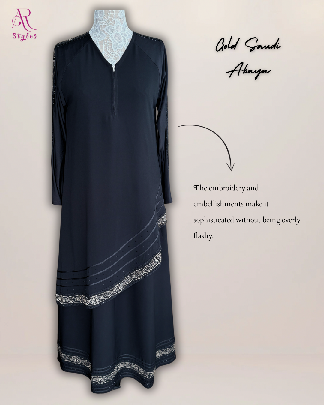 Saudi Gold Abaya
