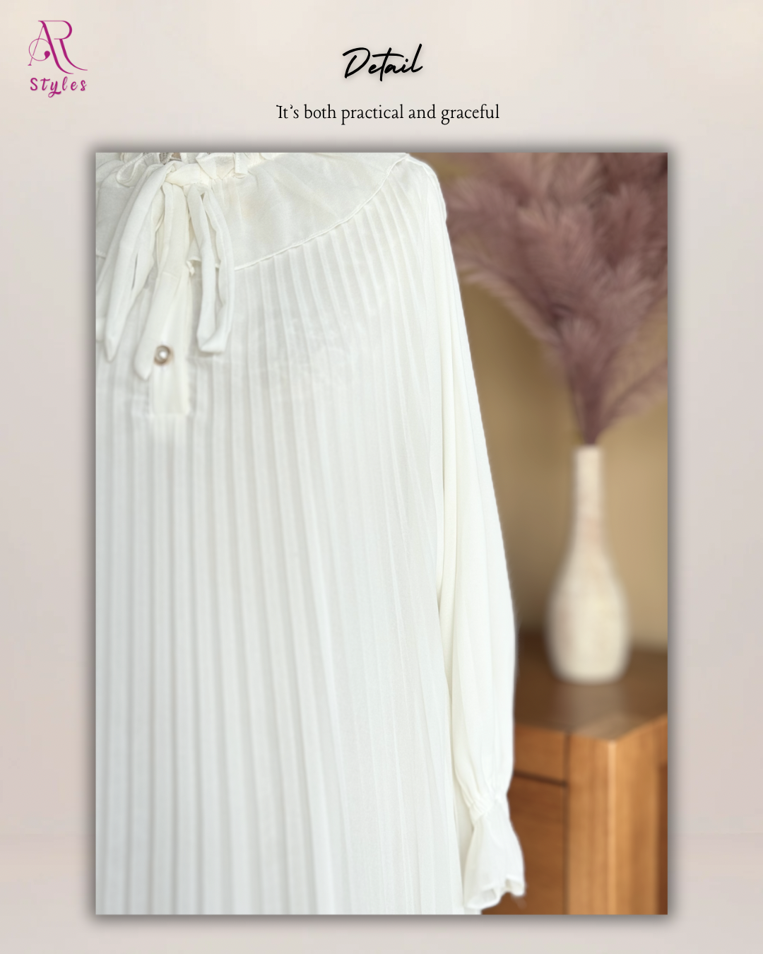 Pleated Midi Dress