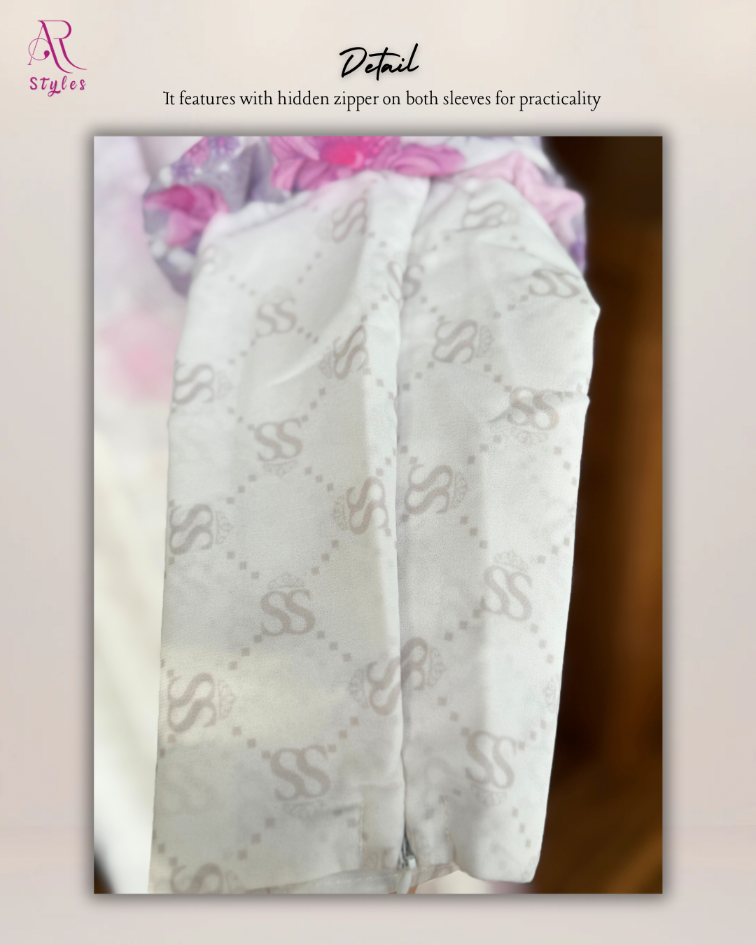 Purple Floral Maxi Dress