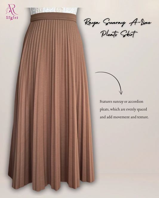 Raya Sunray A-Line Pleats Skirt