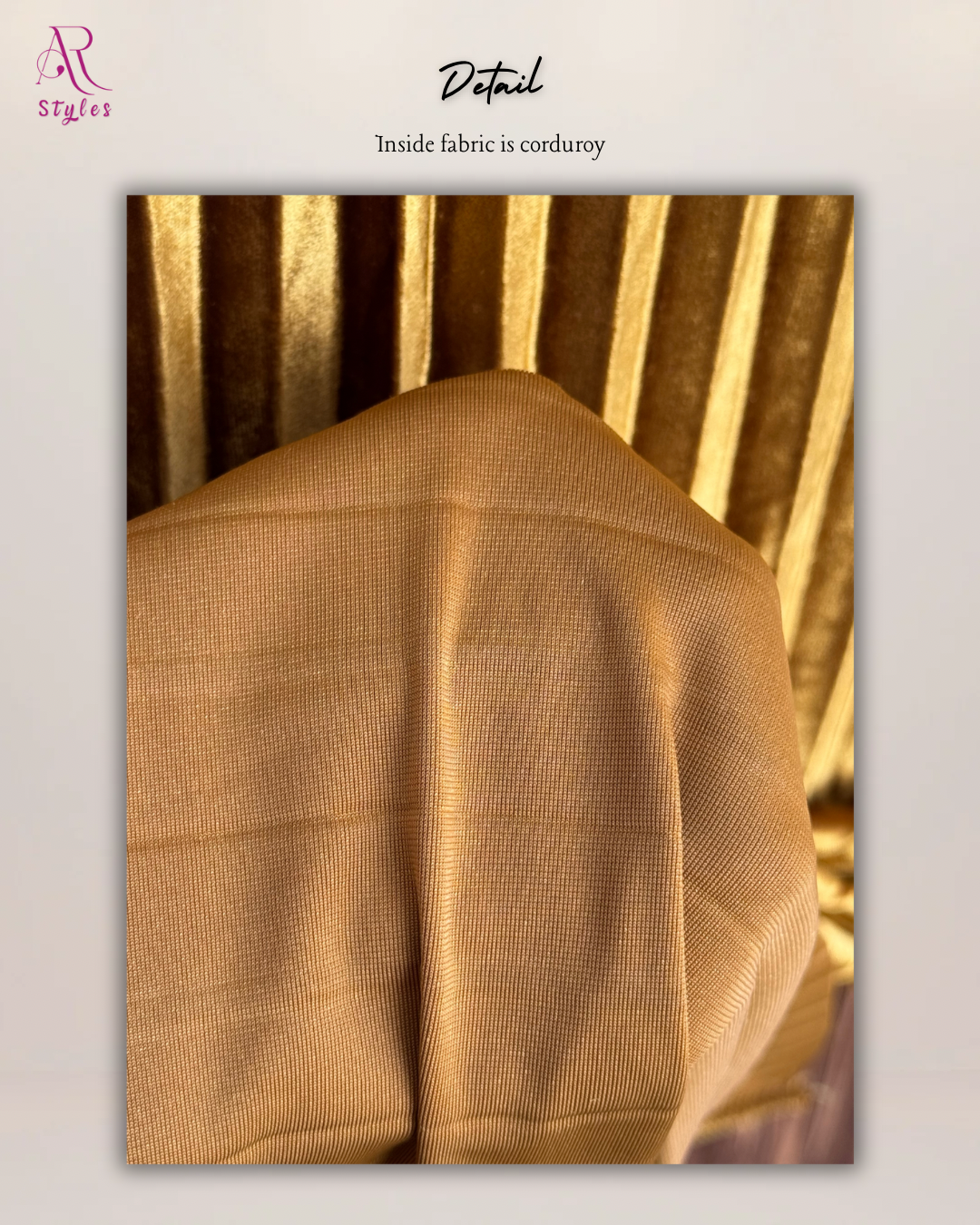 Gold Pleated Skirt