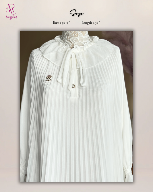 Pleated Midi Dress